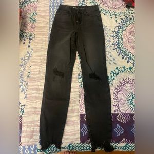 Nobo black ripped skinny jeans